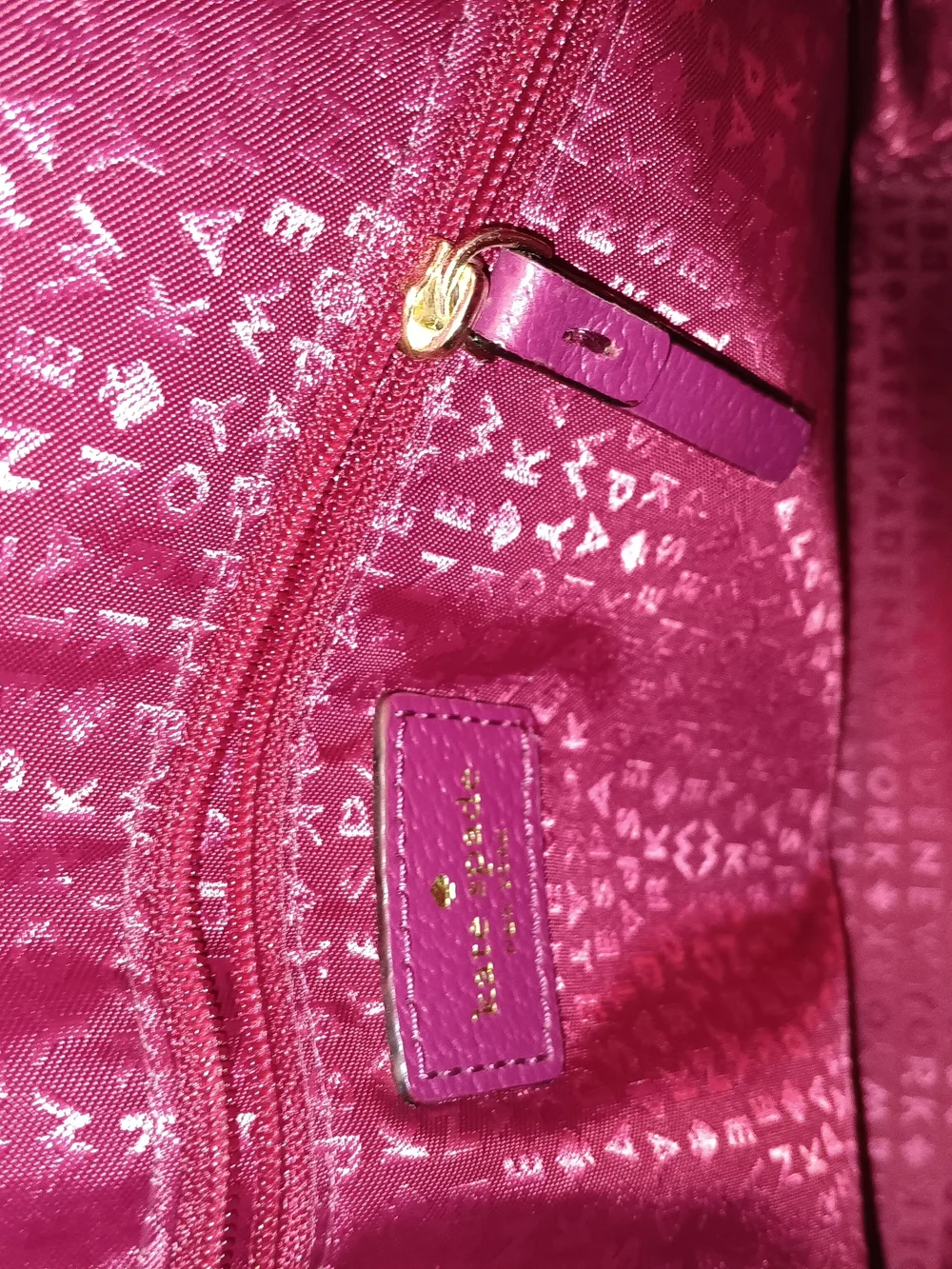 kate spade Preloved burgundy bow satchel